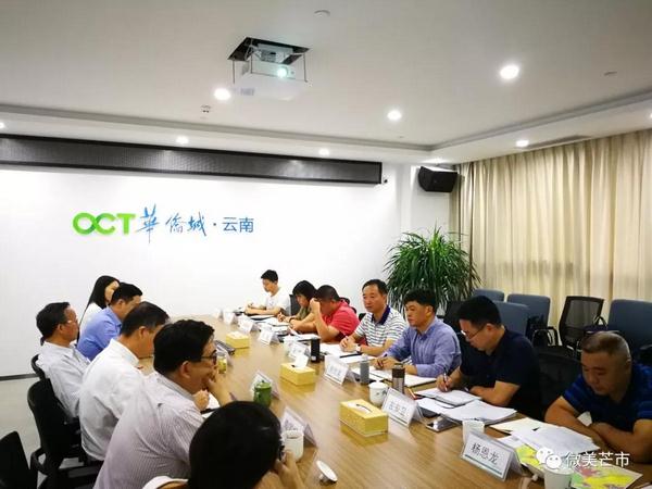 20180711州、市人民政府率队赴昆与华侨城云南集团洽谈招商引资项目 (复制)