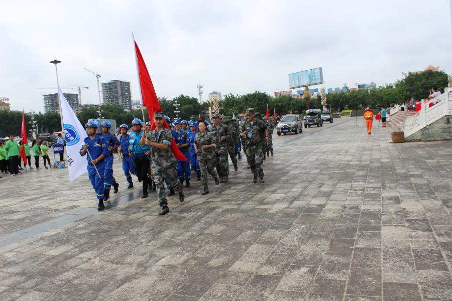 芒市防震减灾局和德宏蓝天救援队