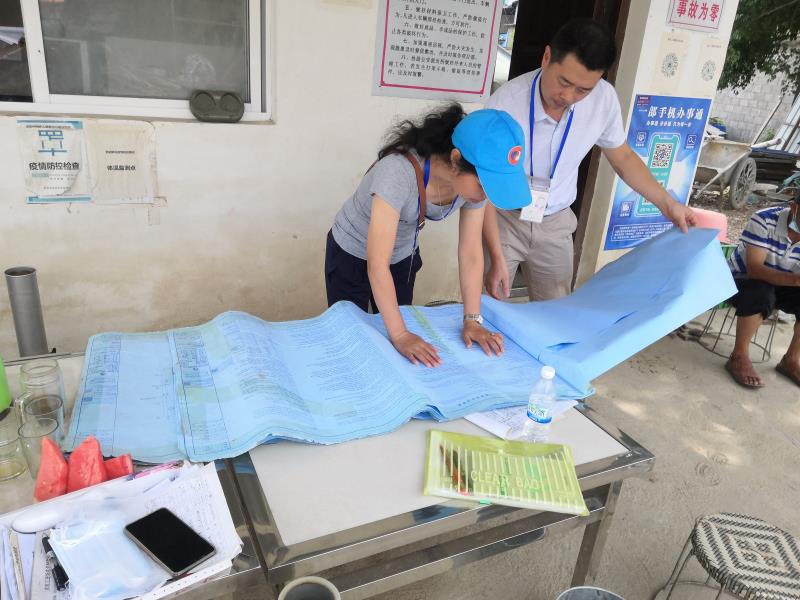 2020.5.26州防震减灾局检查组到芒市检查指导工作图片1