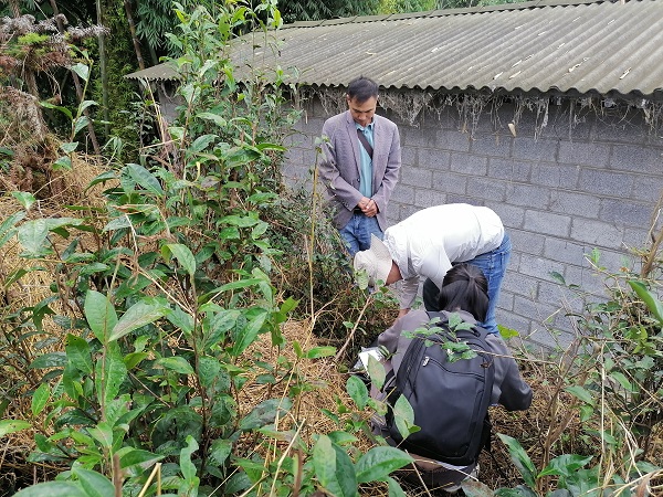 2020年10月29日配合中国地球所重点项目流动观测站勘选（五岔路口乡芒蚌村河边寨村民小组）