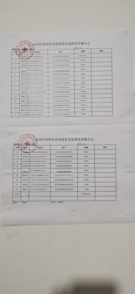 2018年四类农村危房改造公示照片