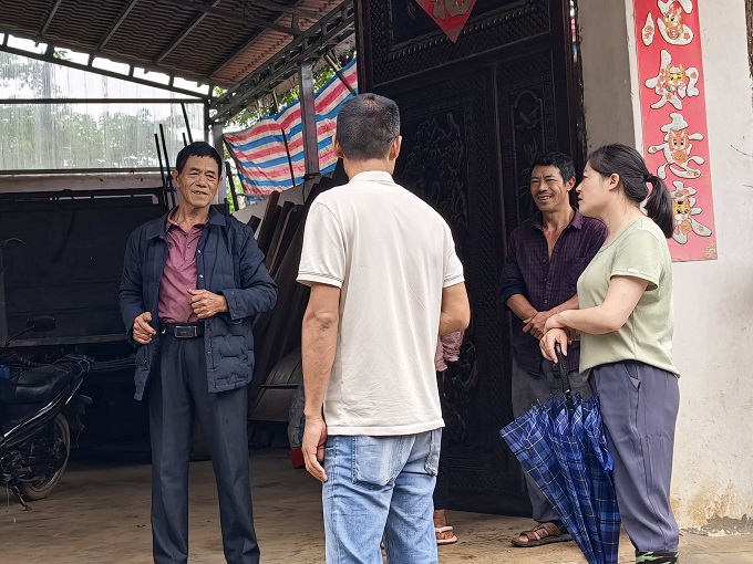 风平镇人民政府6月27日到上东查看地质灾害情况