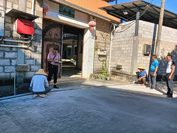 10.21开展拉门村饮水管网更新改造工程工作