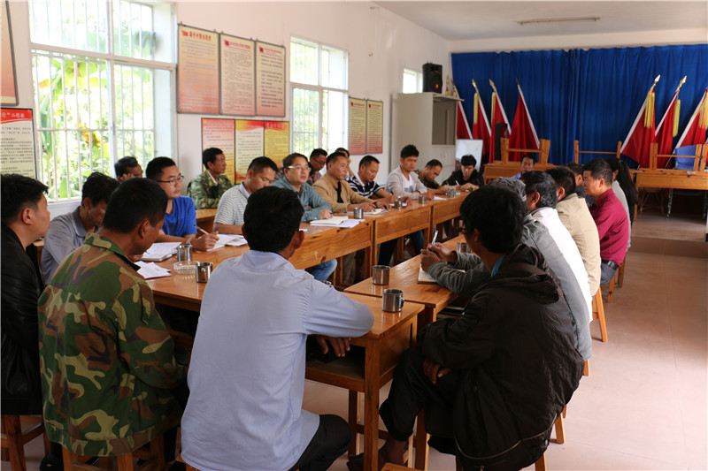 各村工作组及时部署入户工作