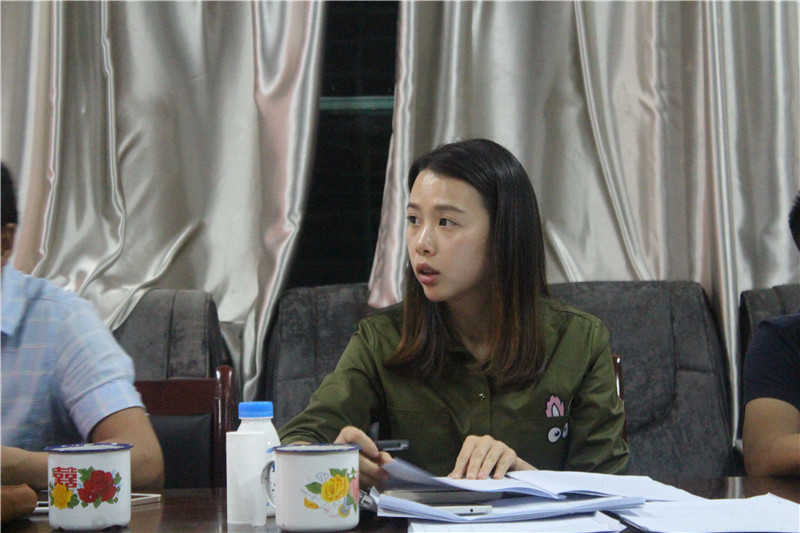 乡党委副书记 李莎莎汇报